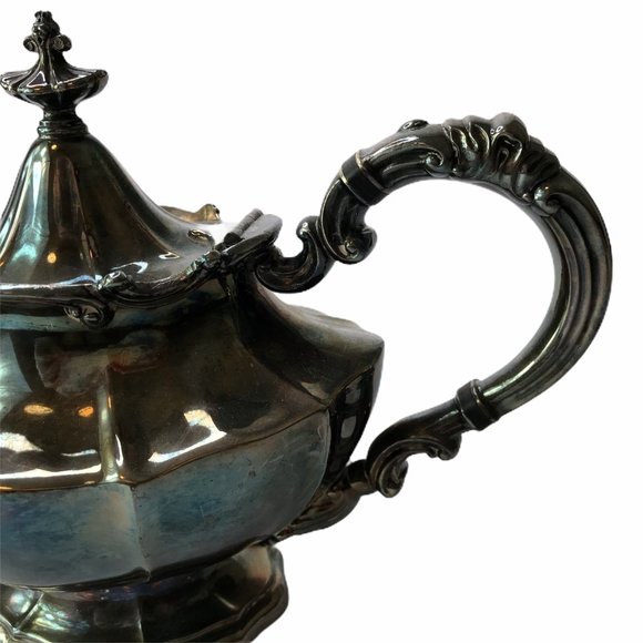 Vintage Aladdin Lamp Coffee Tea Pot Reed & Barton - Picture 2 of 10